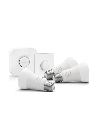 Philips HueWA 8-75W Beyaz Ambiyans Akıllı Başlangıç Seti 3'lü Akıllı Buttonlu E27
