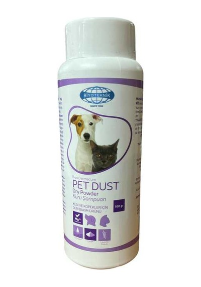 Pet-dust Dry Powder - Kedi&köpek Kuru Şampuan 100g