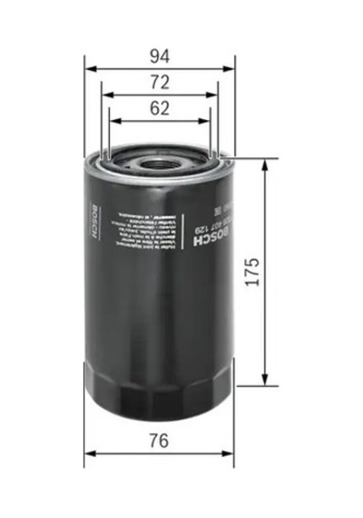 Bosch F026407129 Yag Filtresi 1399494 15208la40a 1706238