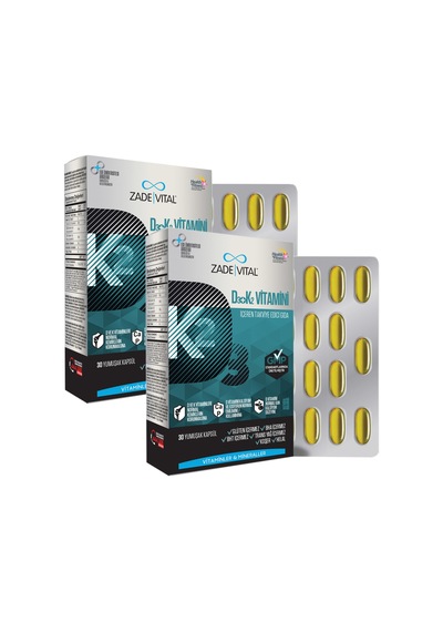 Zade Vital D3 K2 Vitamini 2 Kutu 60 Kapsül