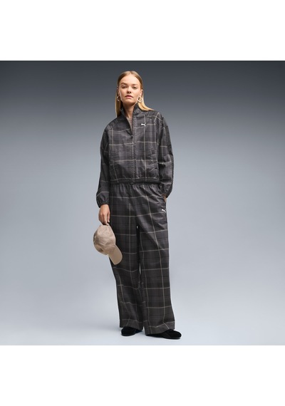 Puma T7 Tartan Kadın Siyah Eşofman Altı 636629-01