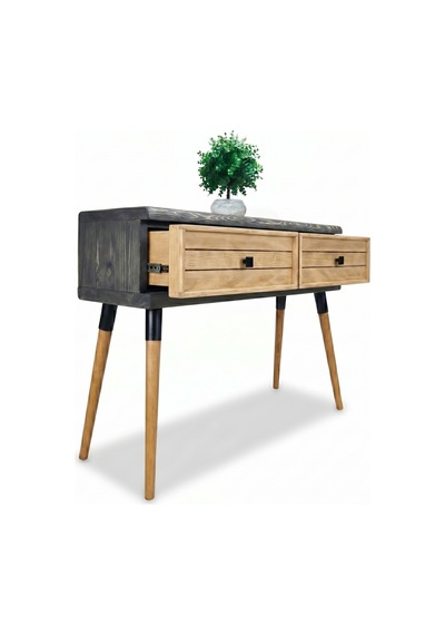 Mobenta Stria Entry: Modern Masif Dresuar 2 Çekmeceli Antre Konsolu - 120x31.5 An-bz Antrasit Mobenta Stria Entry: Modern Masif Dresuar 2 Çekmeceli Antre Konsolu - 120x31.5 An-bz Antrasit