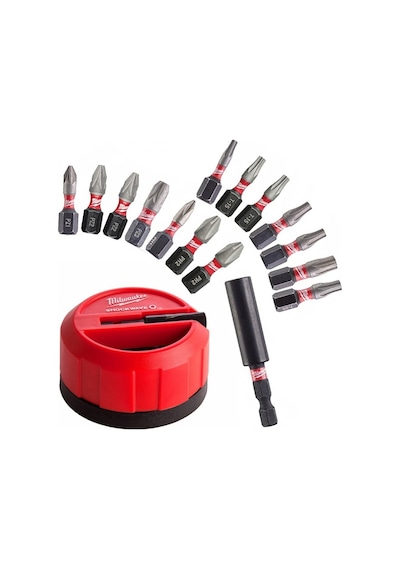 Milwaukee 4932430904 Bits Uç Seti 15 Parça Shockwave Impact Duty