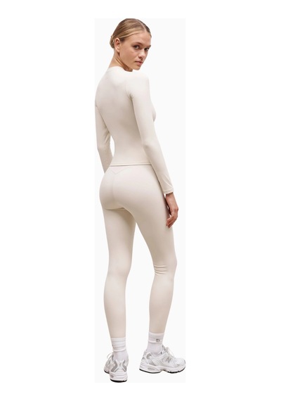 Because Of Alice Base Sculpting Long Sleeve Top Uzun Kollu Şekillendirici Kadın Üst Krem