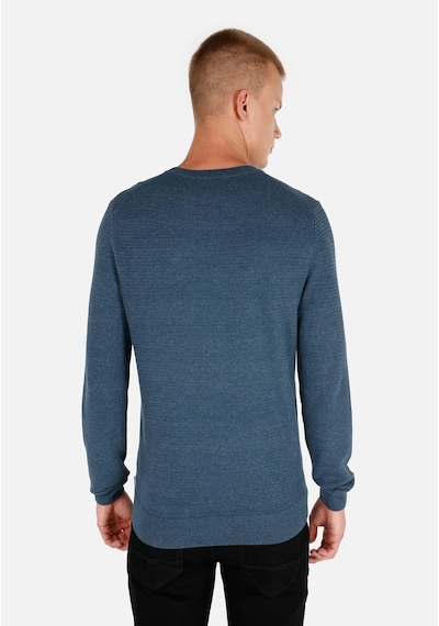 Colin's Colins Regular Fit Bisiklet Yaka Normal Kesim Mavi Erkek Kazak Cl1046786 İndigo