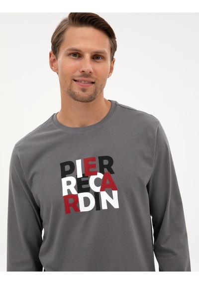 Pierre Cardin Erkek Koyu Gri Pijama Takım 50322654-vr080 Koyu Gri
