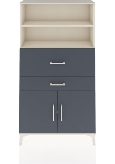 Arges Dolap 3 Raflı 2 Çekmeceli 2 Kapaklı 88x30x163 Aytaşı-an... Aytaşı