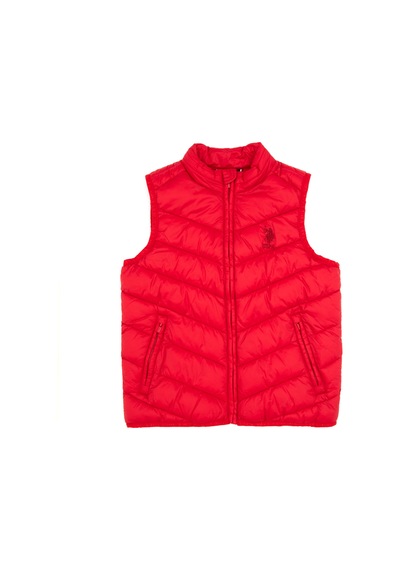 U.s. Polo Assn. Erkek Çocuk Kırmızı Yelek Dokuma 50310530-vr030 Kırmızı