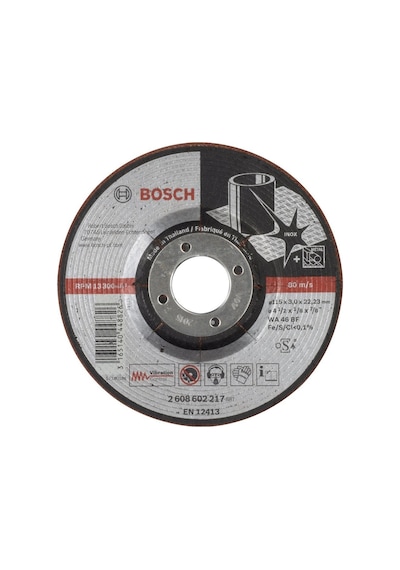 Bosch Yarı Esnek Taşlama Diski Inox 115 x 3.0 MM - 2608602217