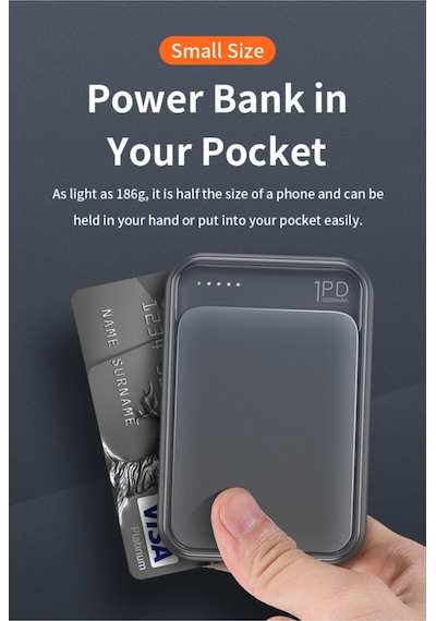 Rock P65 20.000 Mah Powerbank Siyah Siyah