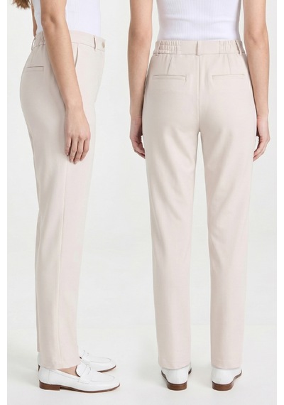 Goffra Kadın Flexon Ultra Esnek Relaxed Beli Lastikli Jogger Pantolon Krem W702-r0433-06