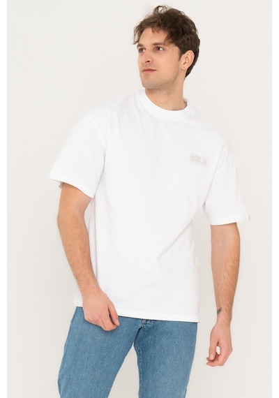 Jack & Jones Göğüs Baskılı Tişört - Collective 12255604 Beyaz