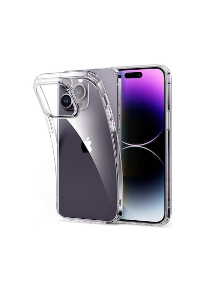 Apple Uyumlu iPhone 14 Pro Kılıf Yumuşak Şeffaf Ince Esnek Renksiz Silikon Kapak Kenar Korumalı Darbe Önleyici