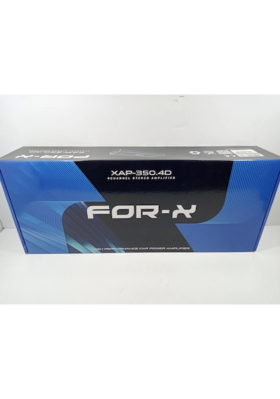 For-x Amfi 4 X 350 Rms Ses Ve Bass Amfisi For-x Xap-350.4d Oto Anfi