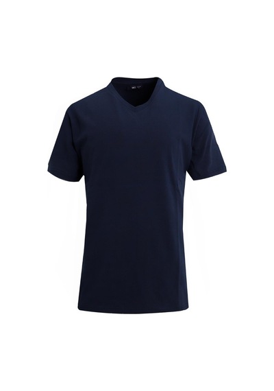 Uki Lacivert Comfort Fit V Yaka Basic T-shirt Lacivert