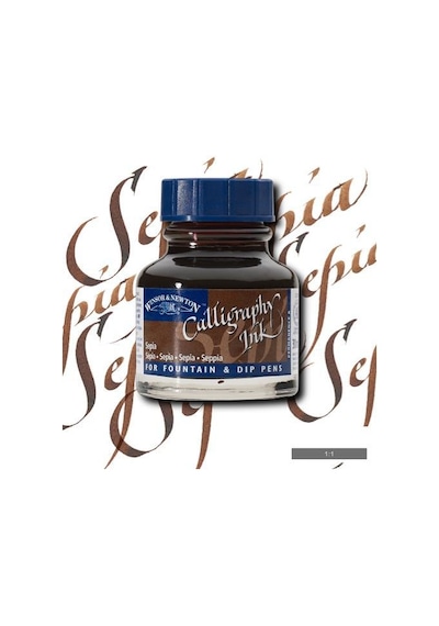 Winsor Newton Kaligrafi Mürekkebi 30Ml - Sepia