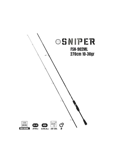 Okuma Wave Power 3000 Fujin Sniper 270cm 10-30 Gr Spin Olta Takımı Seti