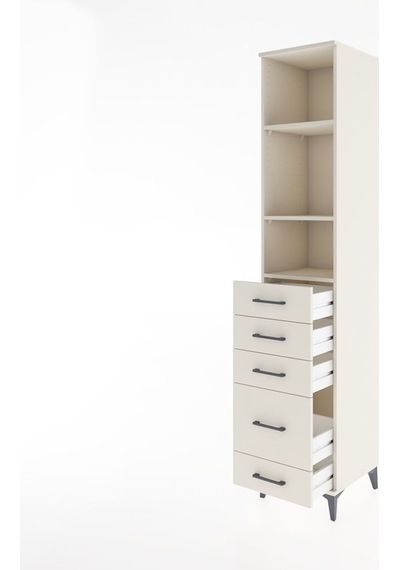 Hyperion Dolap 3 Raflı 5 Çekmeceli 44x44x221 Aytaşı-aytaşı Aytaşı