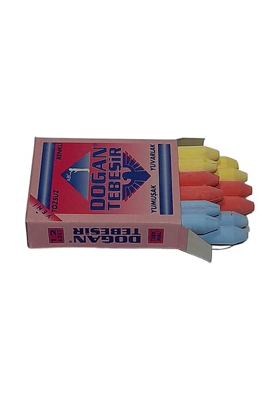 Doğan Sulfatlı 12Li Renkli Klasik Tebeşir
