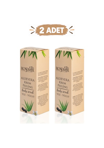 Rosemix - 639 - - Alovera Krem Peeling 120 Ml - 2 Adetlik - Shophnrl - Set Ürün