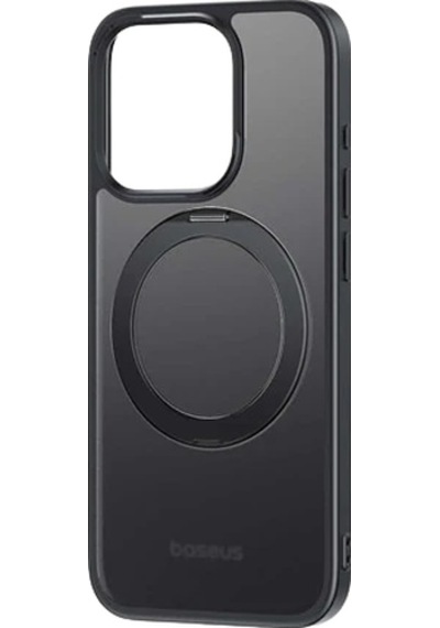 Baseus Apple İphone Uyumlu 15 Pro Skyring Serisi Standlı Magsafe Manyetik Kılıf + Tempered Ekran Koruyucu Set- 5775