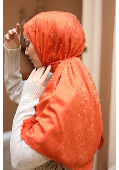 Silk Home Deluxe Şal - Turuncu - Turuncu
