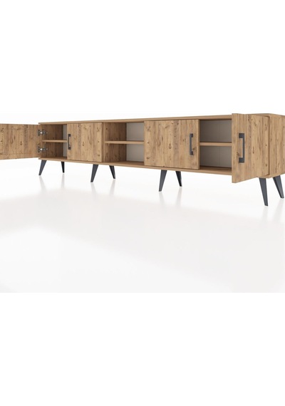 Arges Tv Ünitesi 3 Raflı 4 Kapaklı 220x30x51 Çam-çam Atlas Çam/atlas Çam - Atlas Çam Arges Tv Ünitesi 3 Raflı 4 Kapaklı 220x30x51 Çam-çam Atlas Çam/atlas Çam - Atlas Çam