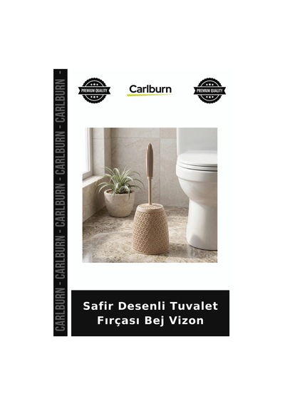 Özel Üretim Banyo Dekoratif Temizlik Şık Safir Desenli Tuvalet Fırçası Diğer