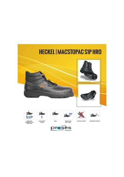 Heckel Macstopac S1P Hro İş Güvenliği Ayakkabısı-43