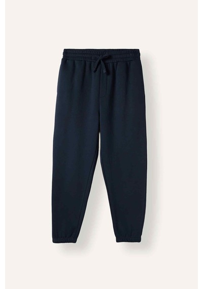 Defacto Regular Fit Bağcıklı Bel Jogger Basic Eşofman Altı E6326ax26aunv146 Lacivert-nv146