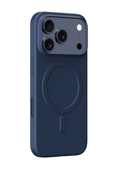 Apple Uyumlu iPhone 17 Pro Max Kılıf M-safe Şarj Özellikli Amazingthing Minimal Air Serisi Kapak Mavi Mavi