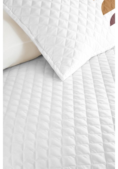 Geometrik Sarı Genç Odası Tek Kişilik Pike Takımı-modern Bohem Gri 160x220 Cm Kapitone Yatak Örtüsü Kabuğu Kireç Serabı