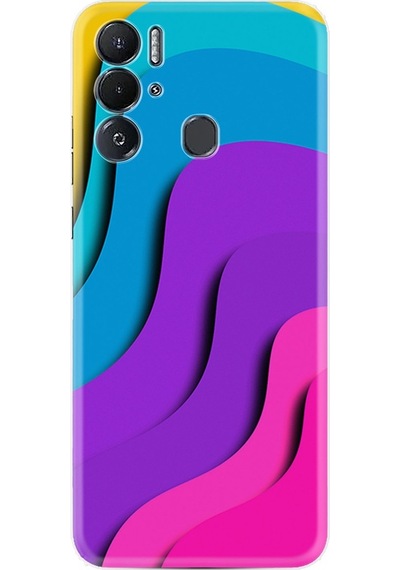 Tecno Pova Neo Kilif Silikon Desen Renk Cümbüsü 1631 557179124