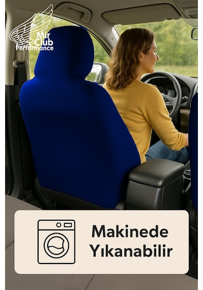 Arac İçinde Estetik Ve Rahatlik Arayanlara Honda Accent İle Uyumlu Oto Koltuk Kılıfı Lacivert