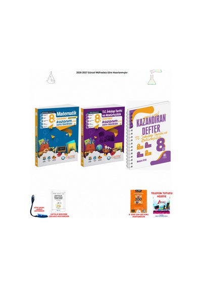 Çanta 8. Sınıf Lgs Matematik Ve T.c. İnkılap Tarihi 3 Kitap Seti