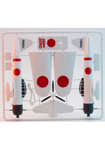 Riti Design - Zero - A6m Zero Savaş Uçağı 3d Model Kit Kartı Maketi