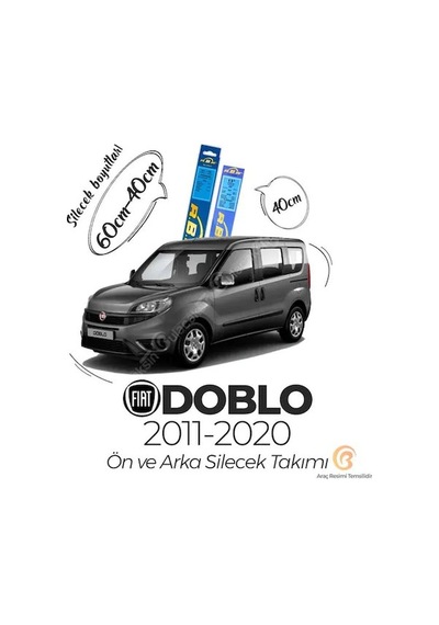 Fiat Doblo Ön Arka Sileceği Seti 2011-2021 Rbw