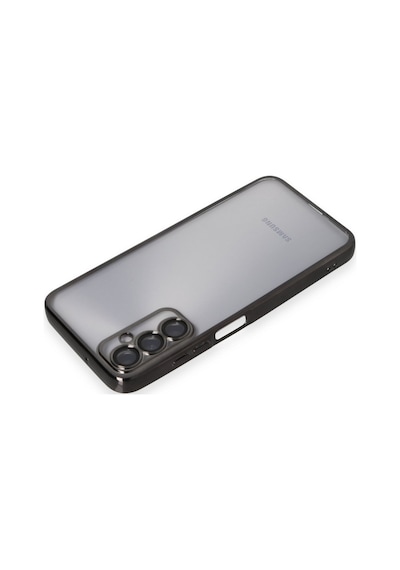 Samsung Galaxy A05s Uyumlu Kılıf Lensli Silikon - Siyah