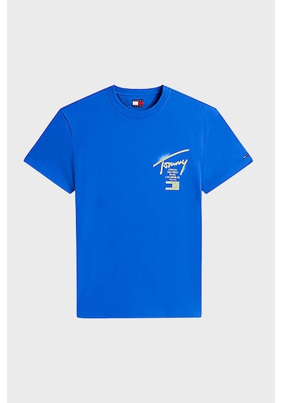 Tommy Jeans Logolu Pamuklu Regular Fit Bisiklet Yaka T Shirt Erkek T Shirt Dm0dm22553 C8o Mavi