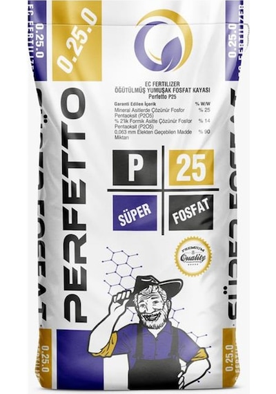Perfetto Süper Fosfat Granül Gübre 25 Kg