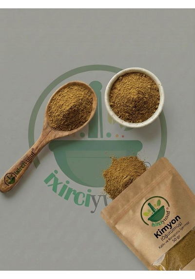 İxirciyusuf Kimyon Tozu Öğütülmüş Kimyon Cumin Powder Ground Cumin Cuminum Cyminum Doğal Baharat 50 G