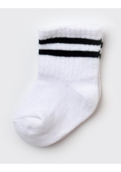 Biorganic Unisex Çizgili Tekli Bebek Çorabı 68458
