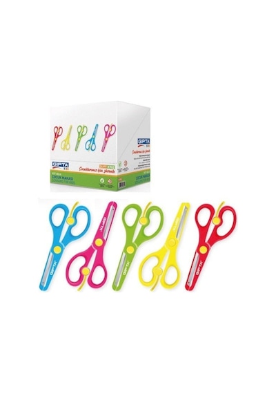 Gıpta Küt Uçlu Tüm Plastik Gövde Makas