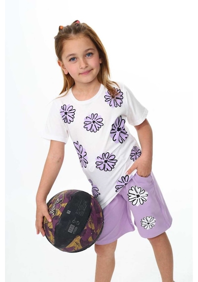 My Kids Wear Şortlu Alt Üst Takım Lila