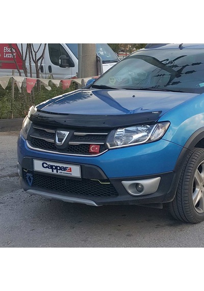 Cappafe Dacia Sandero Ön Kaput Koruyucu Rüzgarlık 4Mm 2012-2020