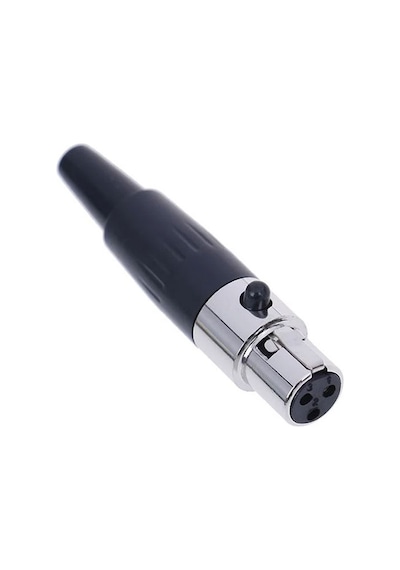 Mini Canon 3 Pin Dişi Jack Fiş