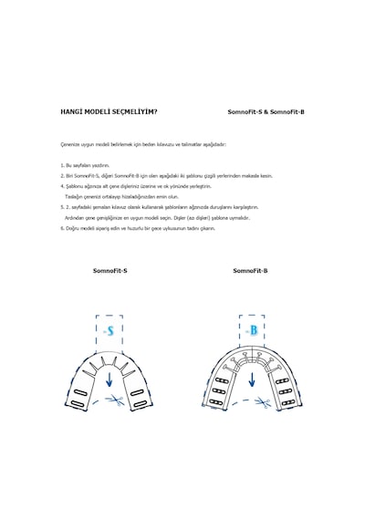 Somnofit-b, Mandibular Alt Çene İlerletme Aparatı