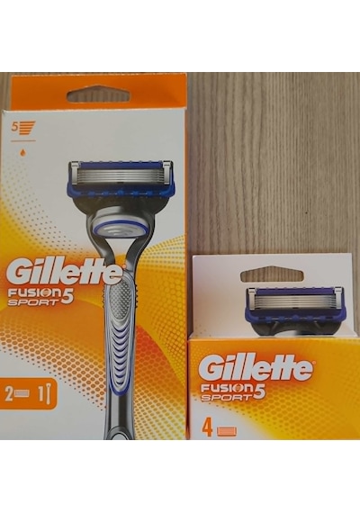 Gillette Fusion 5 Start 6'li Yedek Bıçak + Fusion Start Tıraş Mak