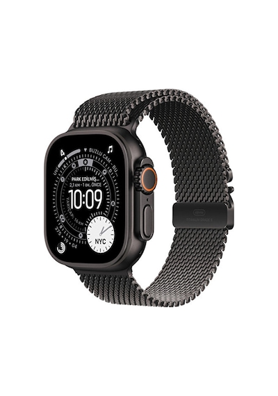 Apple Watch Ultra 3 GPS + Cellular 49 MM Siyah Titanyum Kasa Akıllı Saat (Distribütör Garantili)