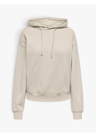 Only Onlbest Lıfe L/s Hood Swt Noos Kadın Gri Sweatshirt - 15338730